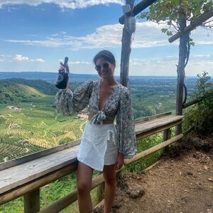 Petal & Pup Pastel Floral Blouse